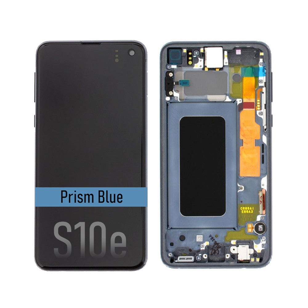 Samsung Galaxy S10E G970F OLED Screen Replacement Digitizer GH82-18852C (Gold)-Prism Blue Samsung Galaxy S10E G970F OLED Screen Replacement Digitizer GH82-18852C (Gold)-Prism Blue